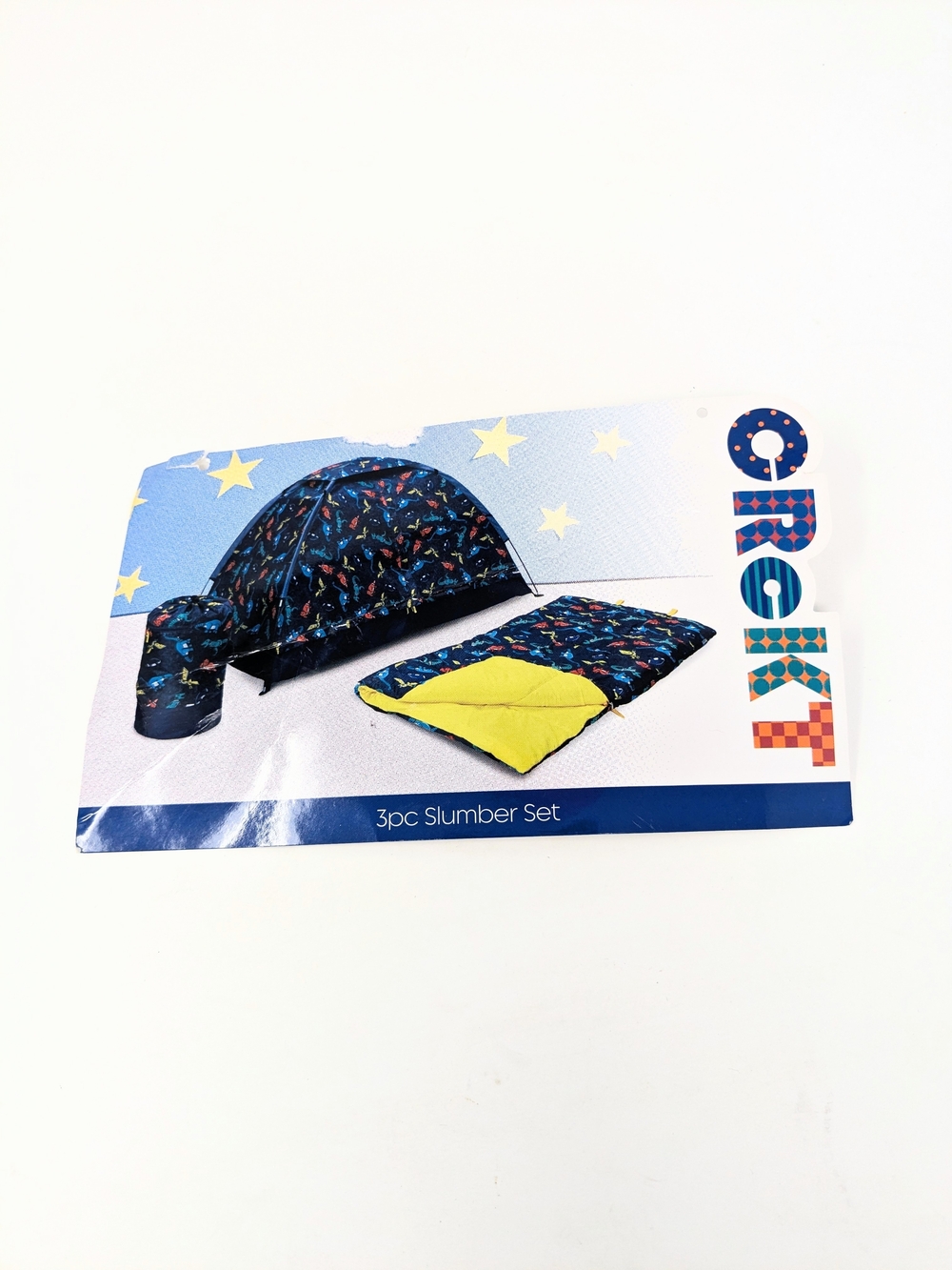 Crckt Kids 3pc Slumber Set Navy Dinosaurs